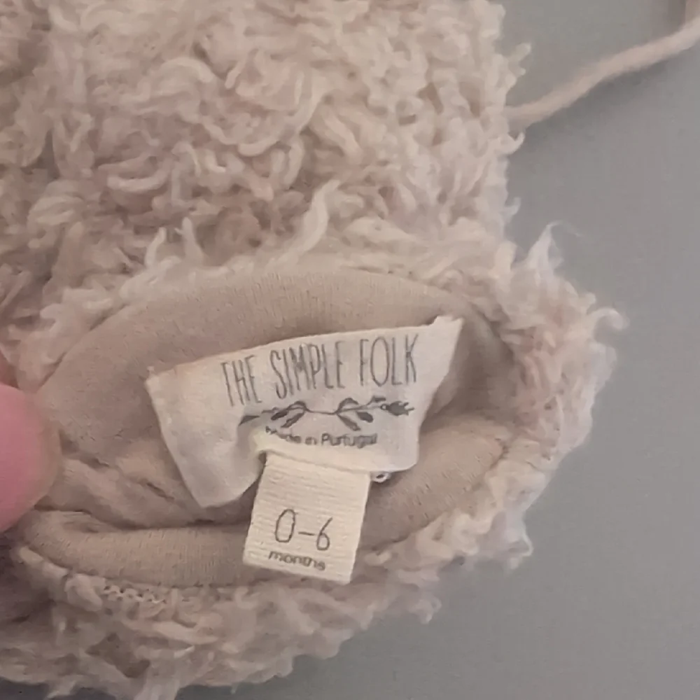 Baby Sherpa Mittens, Organic Cotton, Like New